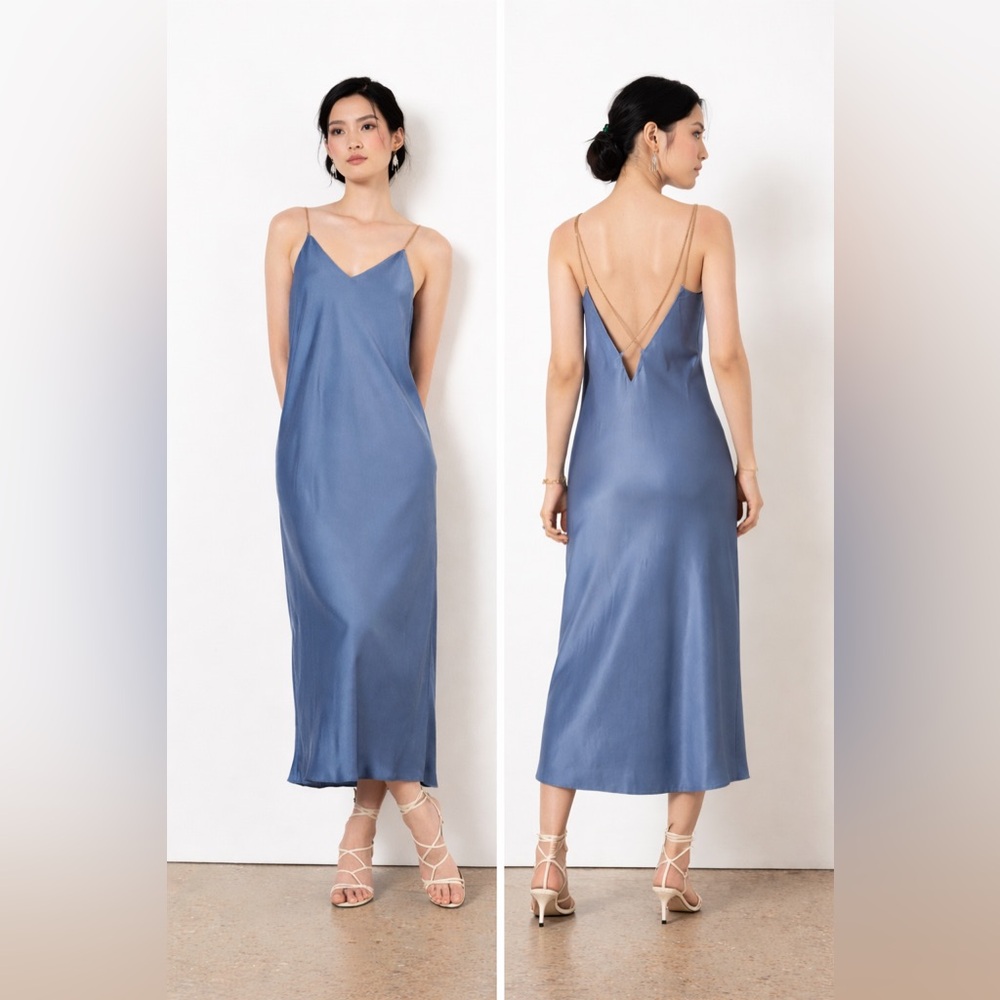 Ba&sh Chiara Slip Midi Dress/Size Small